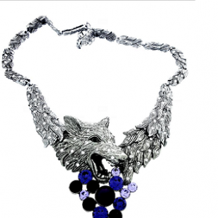 Collier & Oorbellen Wolf